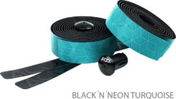 ACID Bande De Guidon RC 3,0 Mm 10 ACID Bande De Guidon RC 3,0 Mm -Vélo Pièces Magasin 4 93611 black n neon turquoise