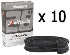 Vittoria Standard 700x20/28C SV Tube 48mm (10 Pièces)