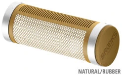BROOKS Poignées De Guidon Cambium Rubber Grips Courtes/longues -Vélo Pièces Magasin Brooks Cambium RubberGrips KurzLang NaturalRubber 80940204 20082949 40210682 4