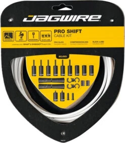 JAGWIRE Set De Câbles De Commande Pro Shift 2x -Vélo Pièces Magasin Jagwire Pro Shift 2 fach Schaltzugset PCK508 c