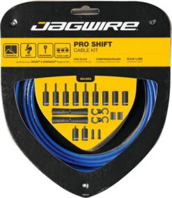 JAGWIRE Set De Câbles De Commande Pro Shift 2x -Vélo Pièces Magasin Jagwire Pro Shift 2 fach Schaltzugset PCK508 f