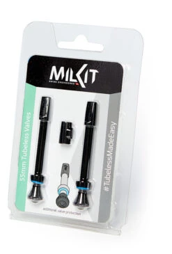 MilKit Valve Pack Tubeless Valves -Vélo Pièces Magasin MilKit Valve Pack Tubeless Ventile 55
