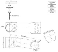 RITCHEY Potence WCS Chicane 31,8mm -Vélo Pièces Magasin Ritchey WCS Chicane Vorbau 31 8mm 31355427023 6