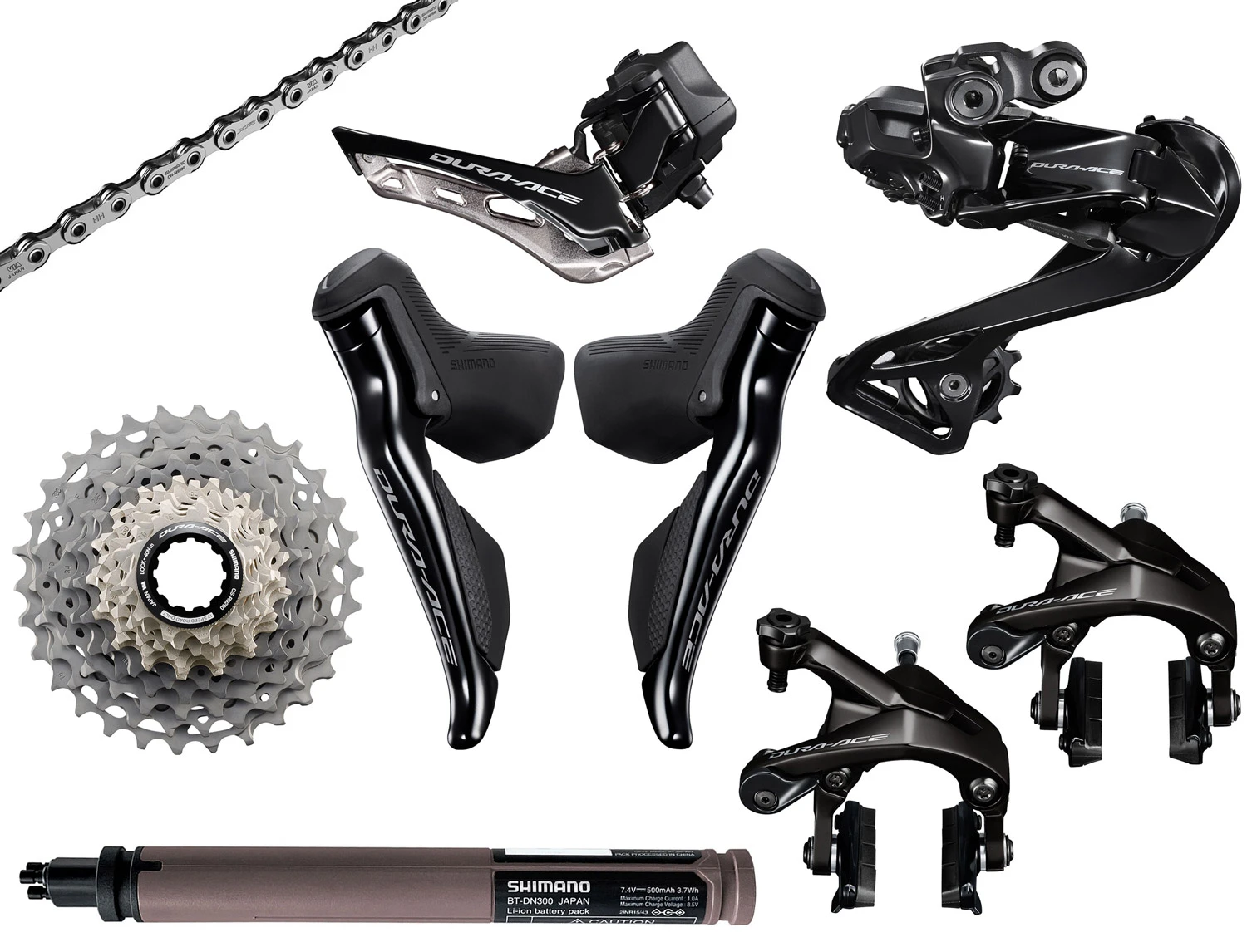 Shimano Kit De Mise à Niveau DURA ACE Di2 R9250 2x12 Vitesses Frein Sur Jante 1 Shimano Kit De Mise à Niveau DURA ACE Di2 R9250 2x12 Vitesses Frein Sur Jante
