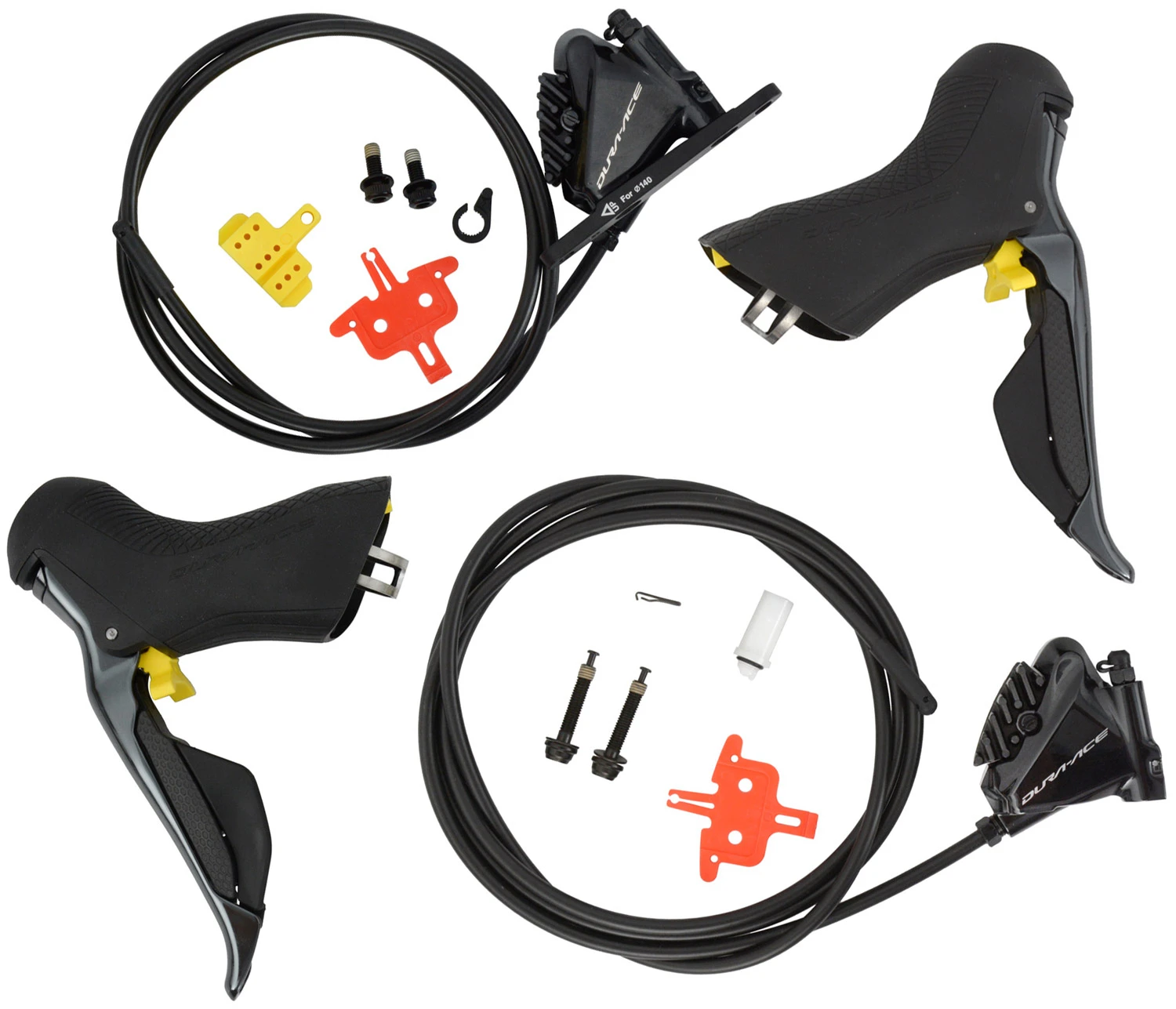 Shimano Kit De Freins à Disque DURA ACE Di2 ST-R9170+BR-R9170 2x11 Vitesses 1 Shimano Kit De Freins à Disque DURA ACE Di2 ST-R9170+BR-R9170 2x11 Vitesses