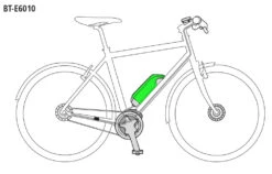 Shimano Batterie STEPS BT-E6010 418Wh Pour Montage Sur Cadre -Vélo Pièces Magasin Shimano STEPS BT E6010 418Wh Akku fur Rahmenmontage a