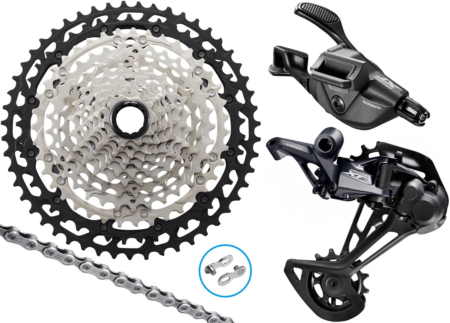 Shimano XT M8100 Kit De Mise à Niveau 1x12 Vitesses 10-51 I-Spec EV 1 Shimano XT M8100 Kit De Mise à Niveau 1x12 Vitesses 10-51 I-Spec EV