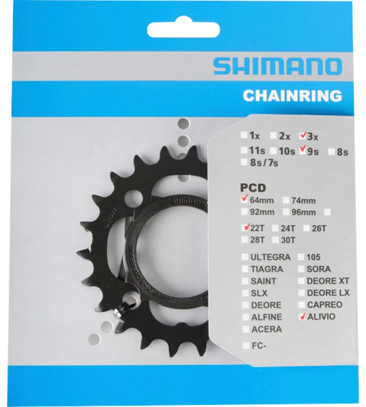 Shimano ALIVIO Plateau 9 Vitesses Pour FC-M4000/M4050 4 Shimano ALIVIO Plateau 9 Vitesses Pour FC-M4000/M4050 – Image 4