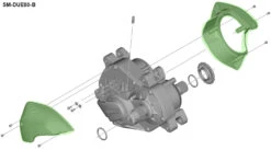 Shimano STEPS SM-DUE80-B Boîtier Pour DU-E8000 Type-B 7 Shimano STEPS SM-DUE80-B Boîtier Pour DU-E8000 Type-B -Vélo Pièces Magasin Shimano Steps Gehause SM DUE80 B fur DU E8000 Typ B KSMDUE80B