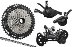 Shimano XTR M9100 Kit De Mise à Niveau 2x12 Vitesses 10-45 Collier Sans Dérailleur Avant