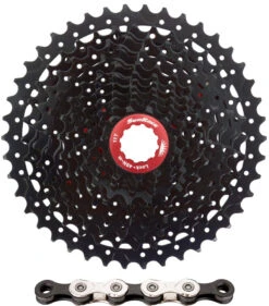 SUNRACE MX8 Cassette 11-46 + KMC X11-93 Chain 11-speed Wear And Tear Set