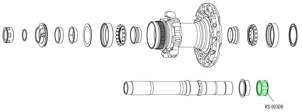 Fulcrum Contre-écrou Pour Moyeux DB 2 Fulcrum Contre-écrou Pour Moyeux DB – Image 2